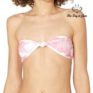 Guess Standard Twisted Bandeau Bikini Top Swimsuit Size L